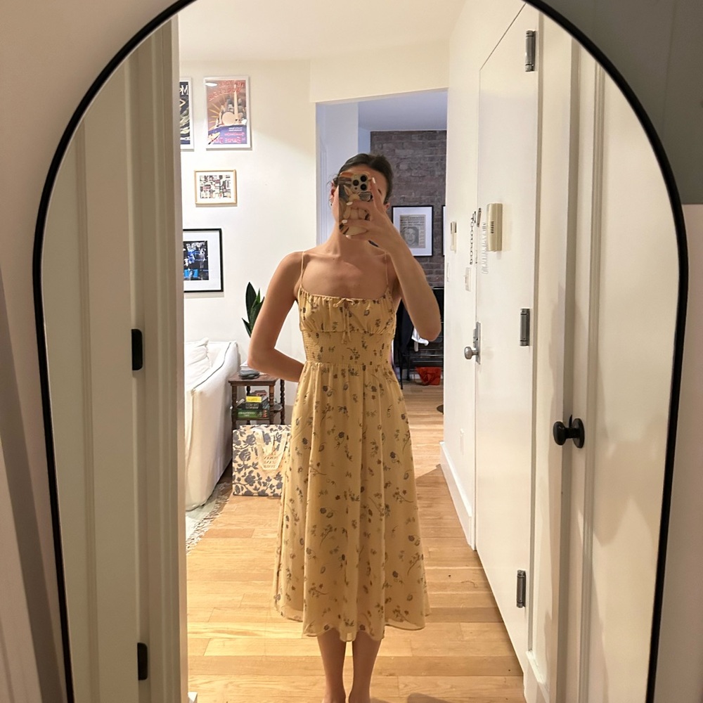 Wilfred free yellow floral sundress